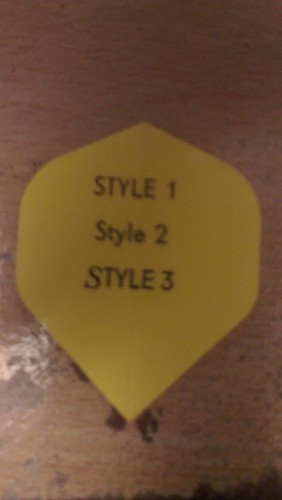 Personalised plain poly - plain, dart