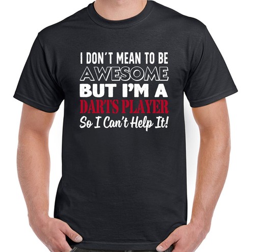 Darts shirt player mens - darts, t-shirt
