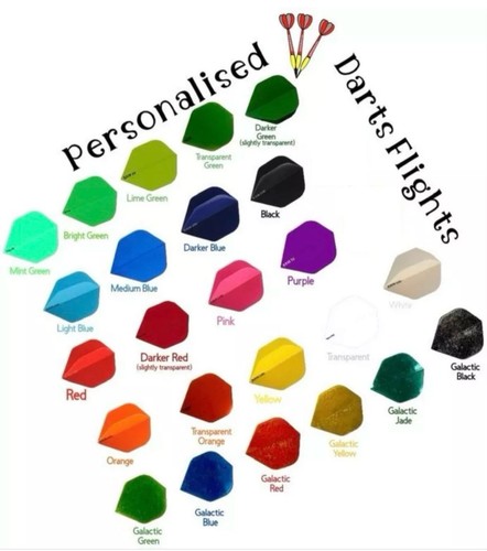 Personalised darts flights - darts,