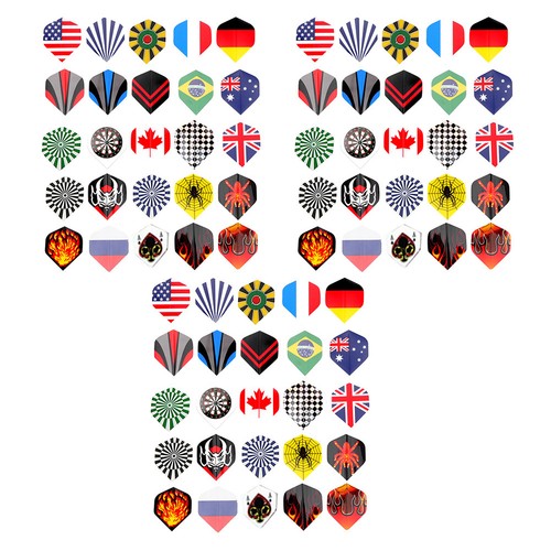 Pcs funny dart - 75, flights