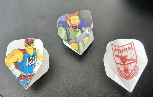 Personalised darts flights